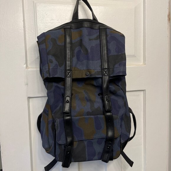 3.1 Phillip Lim for Target Limited Edition Unisex Backpack Blue Camo Canvas NWOT - Picture 1 of 6